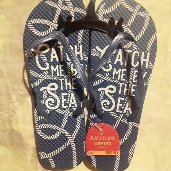 Juncture Shoes Catch Me By The Sea Womens Flip Flops By Juncture